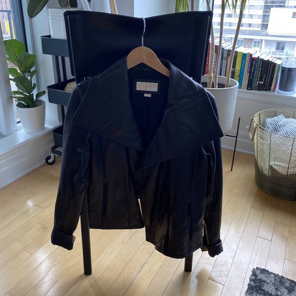 Michael Kors Leather Jacket - Picture 1 of 4